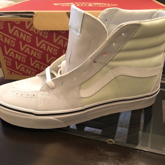 vans sk8 hi blue flower